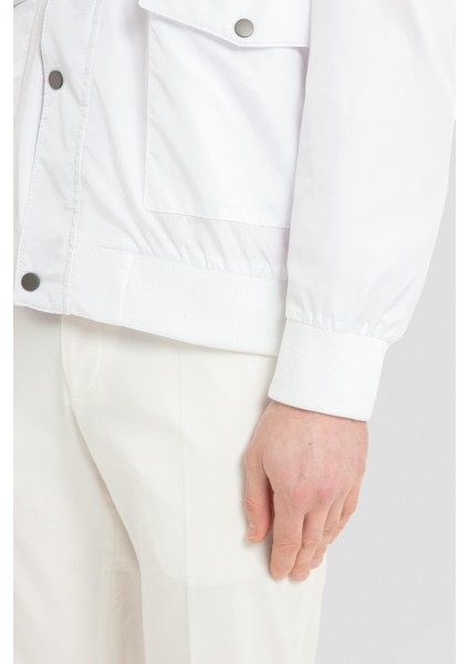 KAPŞONLU MONT Beyaz indirimleri