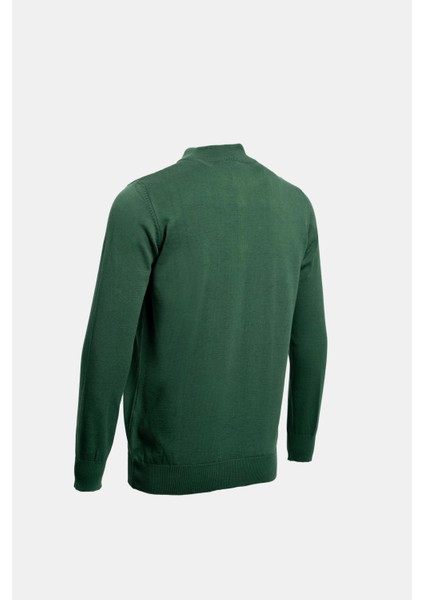 Fermuarlı Yarım Balıkçı Yaka Pamuk Erkek Triko Kazak Nefti modelleri