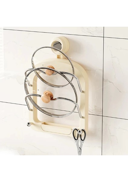 Mutfak Tava Tencere Kapak Tutucu Organizer Raf