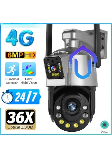 4g+Wifi Modemli Kamera 3ü Bir Arada Üretim