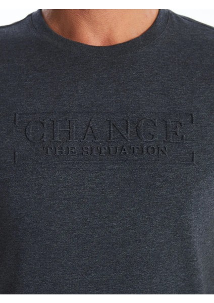 Southblue Bisiklet Yaka Kısa Kollu Baskılı Penye Erkek Tişört modelleri