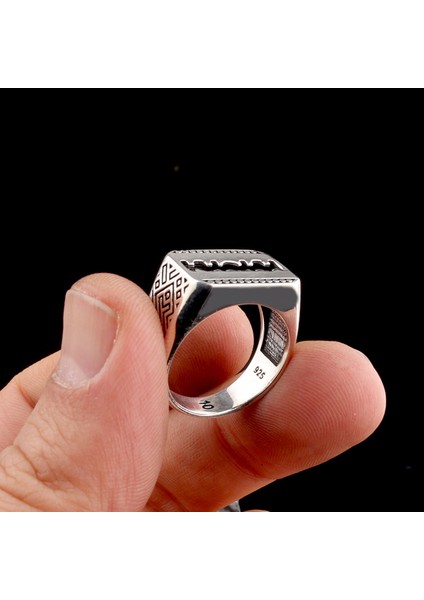 925 Ayar Gümüş Jilet Model Erkek Yüzük fırsatları