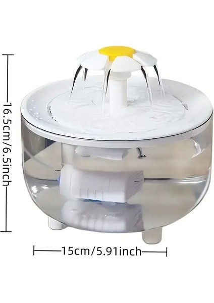 Kedi ve Köpek Için Akıllı Kedi Çeşmesi (Usb)