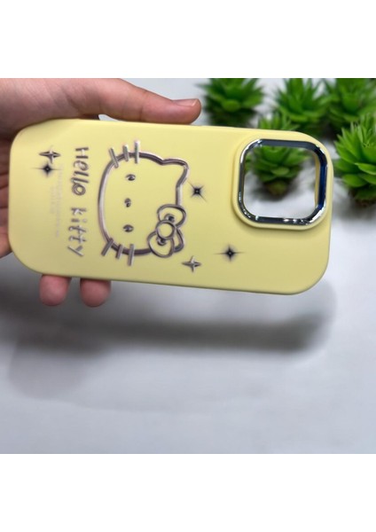iPhone 15 Pro Max Hello Kitty Kabartmalı Kaliteli Silikon Telefon Kılıfı fiyatları