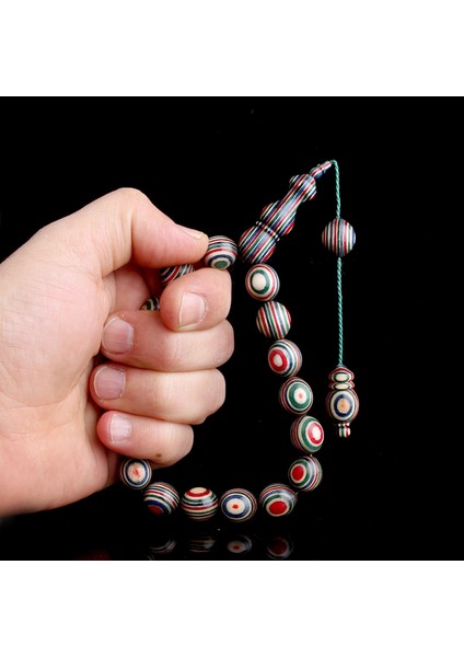 Sistemli Kâfur Ağacı 17'li Efe Maskot Model Tesbih