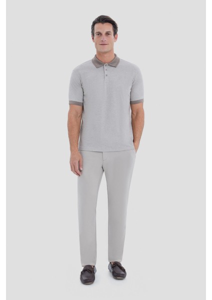 Düğmeli Polo Yaka Erkek T-Shirt Bej fiyatları
