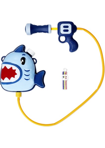 Mavi Köpek Balığı Şeklinde Su Tabancası Çantası fiyatları