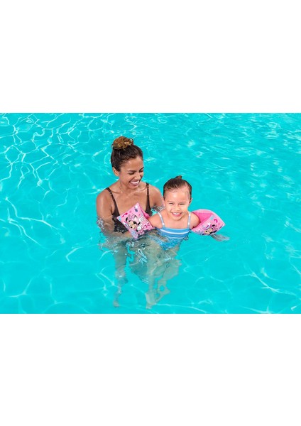 Minnie Çocuk Şişme Kolluk Minnie Mouse Deniz Plaj Yüzme Kolluğu Oyuncak modelleri