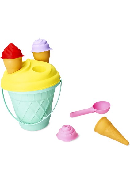 Dondurma Kalıplı Kum Kovası Seti Deniz Plaj Havuz Oyuncakları