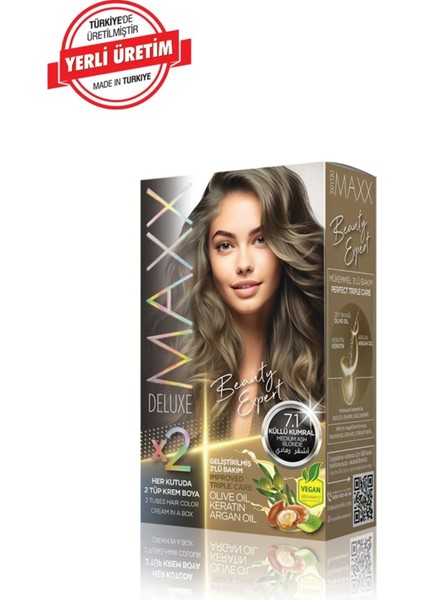 Beauty Keratinli Saç Boya Seti 2 Tüp + 2 Oksidan 34 Harika Renk Seçeneği