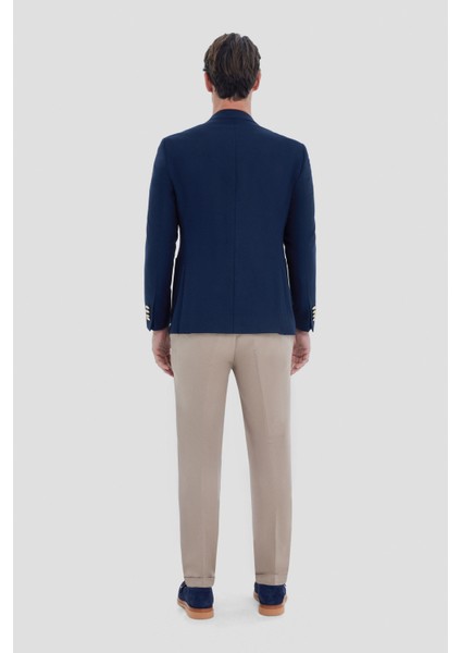 Mono Yaka Blazer Erkek Ceket Lacivert modelleri