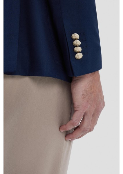 Mono Yaka Blazer Erkek Ceket Lacivert fırsatları