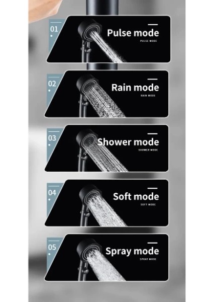 Turbo Duş Başlığı 5 Modlu fırsatları