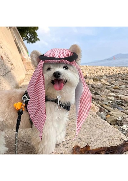 Kedi ve Köpek Için Arap Şalı ve Çemberi (Kefiye ve Agel)