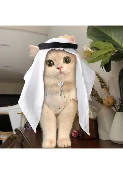 Kedi ve Köpek Için Arap Şalı ve Çemberi (Kefiye ve Agel) fiyatları