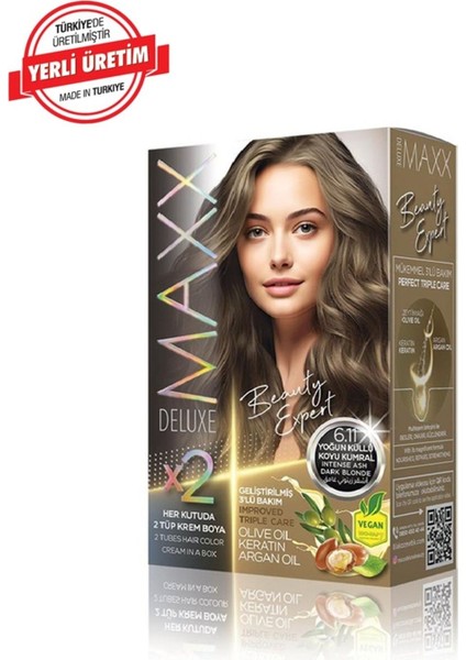 Beauty Keratinli Saç Boya Seti 2 Tüp + 2 Oksidan 34 Harika Renk Seçeneği