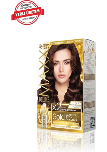 Gold Series Saç Boya Seti 2 Tüp Boya 2 Oksidan 30 Harika Renk Seçeneği