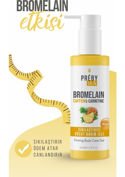 Prebyskin Bromelain, Kafein ve L-Carnitine Içeren Vücut Bakım Jeli fırsatları