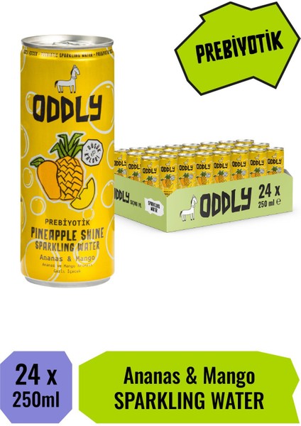 Pıneapple Shıne Ananas Mango Kutu 250 ml x 24 Adet