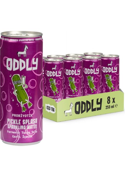 Pıckle Splash Gazlı Fermente Turşu Suyu 250 ml x 8 Adet Sağlıklı ve Ferahlatıcı fiyatları