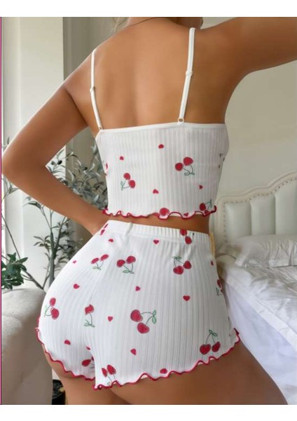 Kadın Askılı Bluz Şortlu Takım Trend Moda fiyatları