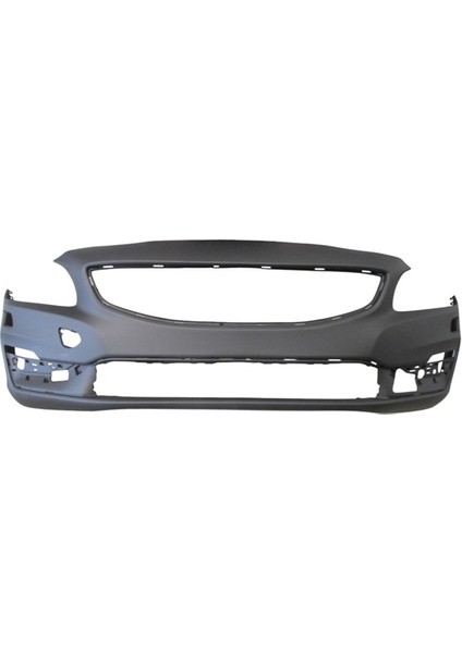 Volvo S60 13/18 Ön Tampon Astarlı Si̇yah/far Yıkama Deli̇kli̇ (Tyg)