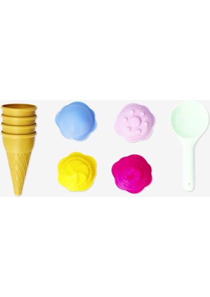 Dondurma Şeklinde Deniz Kovası Seti Plaj Deniz Oyuncakları