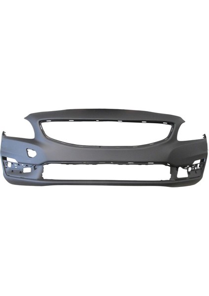 Volvo S60 13/18 Ön Tampon Astarlı Si̇yah/far Yıkama Deli̇ksi̇z (Tyg)