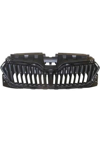 Skoda Fabia 19/21 Ön Panjur Si̇yah (Üst Koruma Plasti̇kli̇) (Tyg)