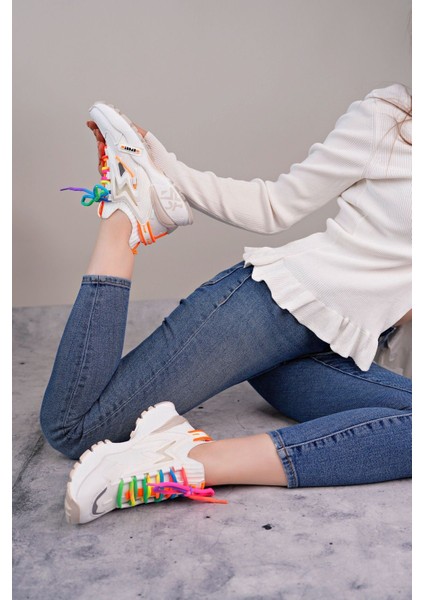 Ozzi Kalın Tabanlı Renkli Spor