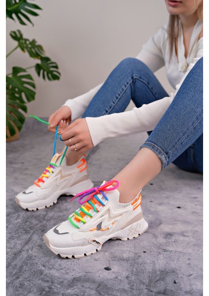 Ozzi Kalın Tabanlı Renkli Spor modelleri