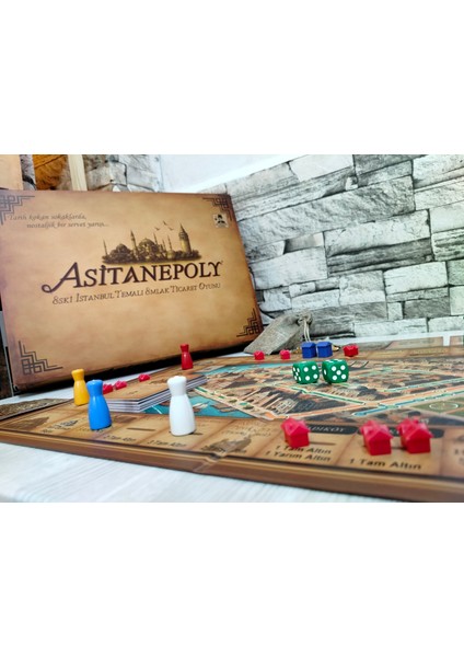Metropol Asitanepoly Eski İstanbul Temalı Emlak Ticaret Kutu Oyunu - Masa Oyunu - Eğlenceli Grup Parti Aile Oyunu (Nostaljik Monopoly) indirimleri