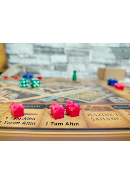 Metropol Asitanepoly Eski İstanbul Temalı Emlak Ticaret Kutu Oyunu - Masa Oyunu - Eğlenceli Grup Parti Aile Oyunu (Nostaljik Monopoly)