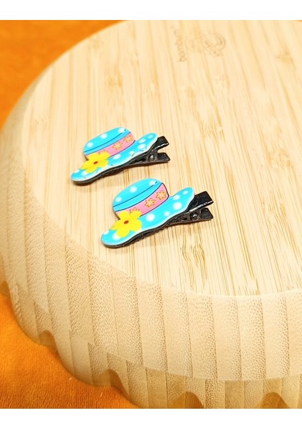 Lüks Figürlü Renkli Tutturma Toka