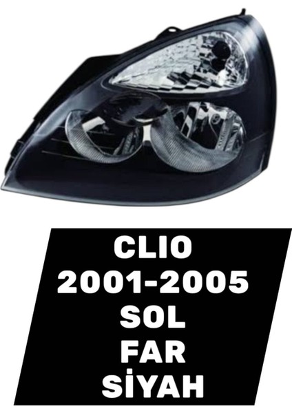 Clıo Sol Far 2001-2008 ( Siyah ) 7701054058