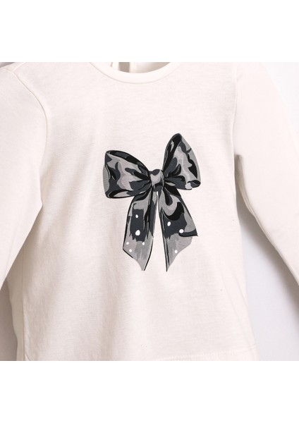 Kız Çocuk Silver Çeketli Tütü Etekli 3 Lü Takım fırsatları