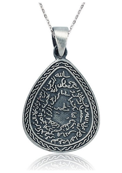 Damla Kitmir Duası 925 Ayar Gümüş Kolye