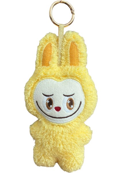 Labubu Vücutlu Peluş Charm, Peluş Anahtarlık Çanta Charmı Sarı 17 cm fiyatları