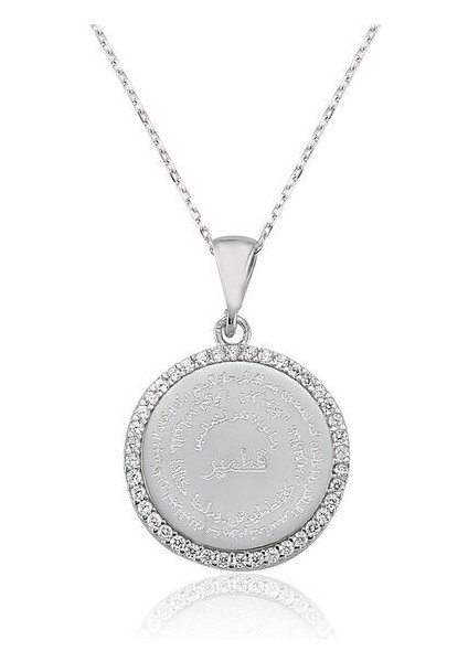 Kitmir Duası 925 Ayar Gümüş Kolye