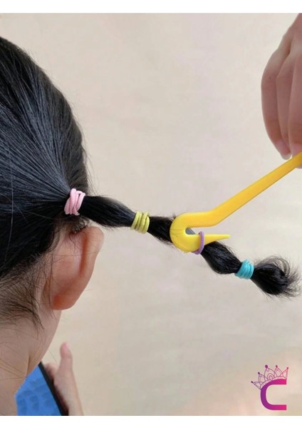 4'lü Acıtmayan Lastik Toka Kesme Aparatı Kırmızı Siyah Sarı Mavi Renkli - Saç Örgü Lastiği Kesici fiyatları