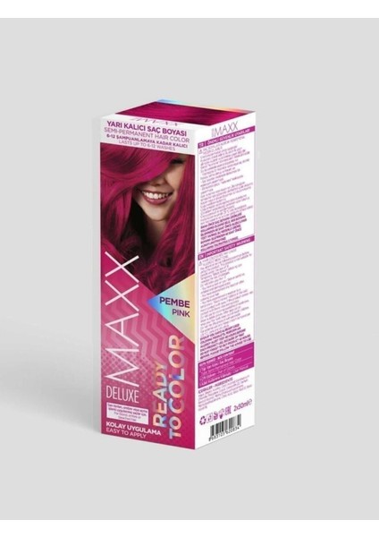 Ready To Color Yarı Kalıcı Saç Boyası - Pembe