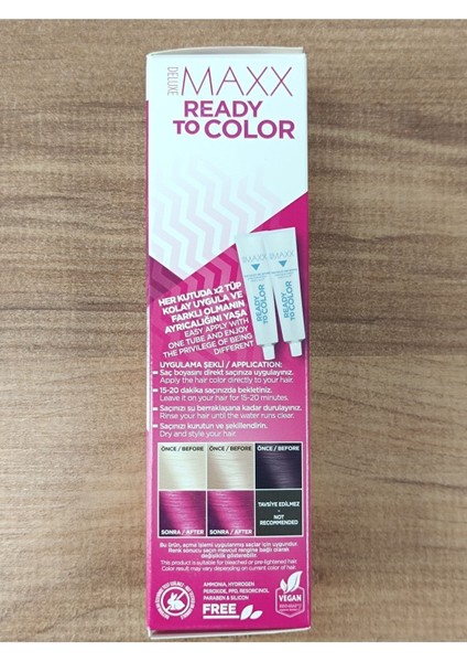 Ready To Color Yarı Kalıcı Saç Boyası - Pembe indirimleri