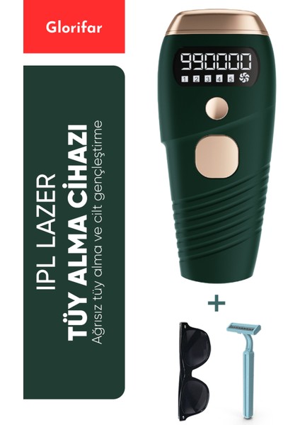 GL-E1092 Ipl Pro Acısız Lazer Epilasyon 999.999 Otomatik/manuel Dokunmatik Vücut Yüz Cihazı