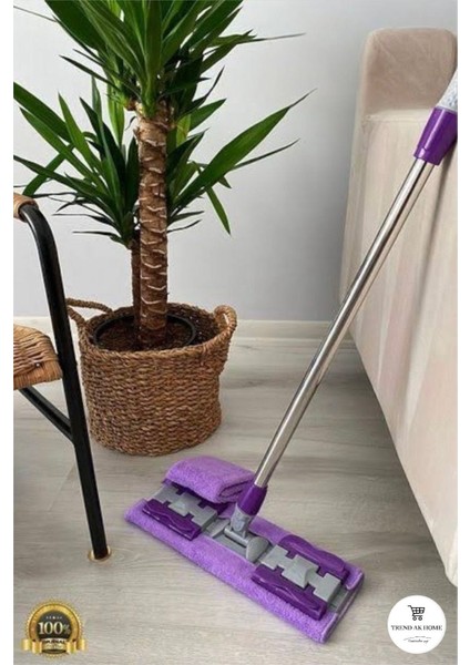 Mandallı Mikrofiber Mop - Yer Duvar Cam Silme Temizlik Mopu & Kıskaçlı Teleskopik Paspas Seti modelleri