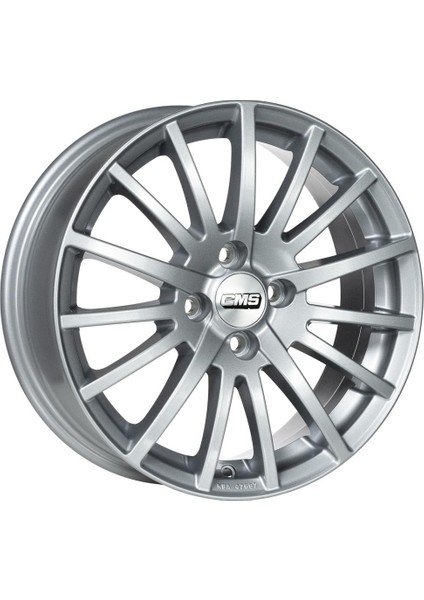 -466-02 6.5X16" 5X114.3 ET35 67.2 Racing Silver Jant (4 Adet)