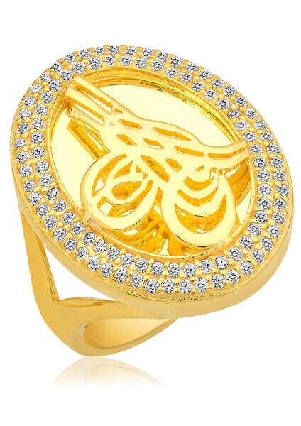 Tuğra Gold 925 Ayar Gümüş Kadın Yüzük