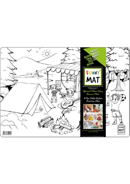 Funny Mat- Kamptayız - 33,5X48CM