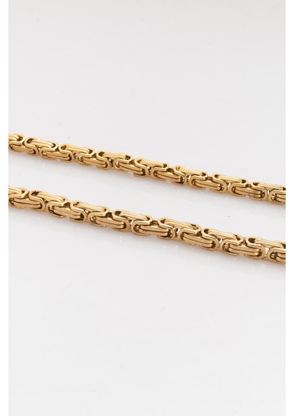 5mm x 55CM Çelik Gold Kral Zincir Erker Kolye fiyatları