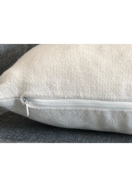 Modern Keten Punch Nakış Işlemeli Kırlent 4 Adet fırsatları
