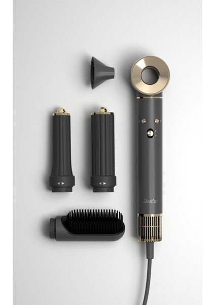 Airstyler 5in1 Bldc Motor Pro Hava Üflemeli Saç Şekillendirici ve Kurutma Seti Bukle ve Düzleştirme